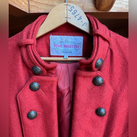 Pink Martini Red Structured Jacket - Picture 4 of 9